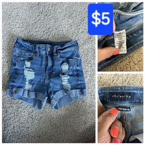 Aeropostale Women's Blue Denim Shorts